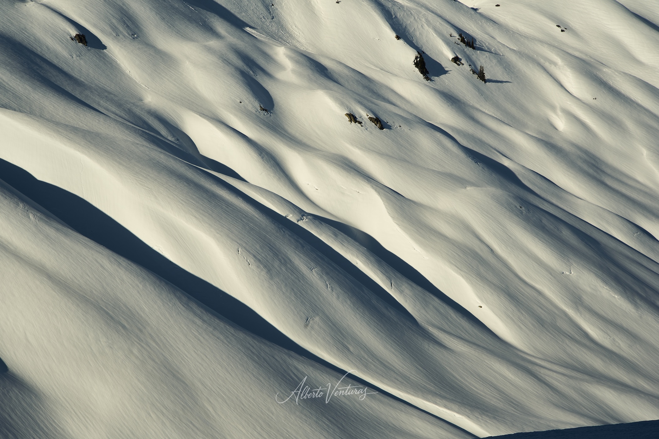 Mapa esquemático de la ruta Garibaldi-Neve con los puntos clave marcados