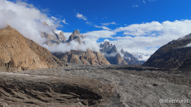 Vista panorámica del Glaciar Baltoro